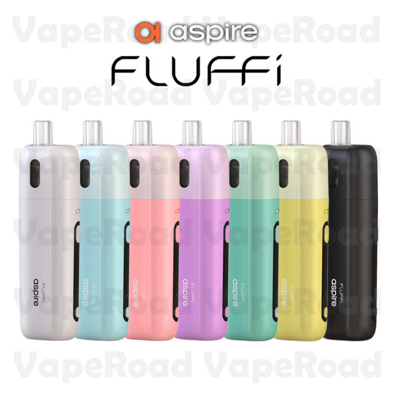 【Aspire】Fluffi 大電量 3.5ml煙彈 可調20W 小螢幕主機【主機-黑】（原價：1500）