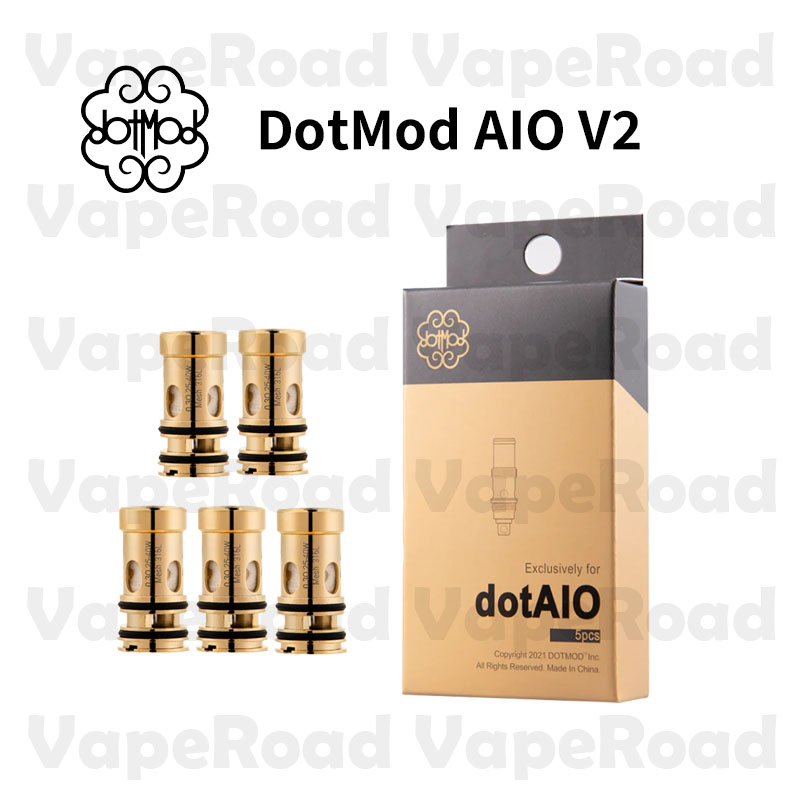 【DotMod 佩特里】AIO V2 成品霧化芯 通用V2｜Revo｜Nero｜X 一盒五入