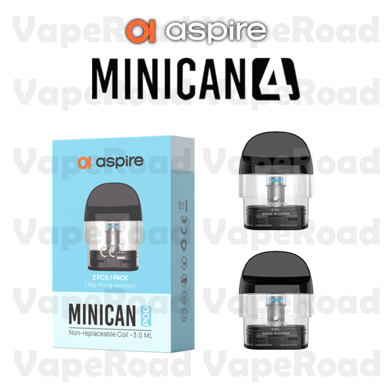 【Aspire】Minican 4 大容量3ml菸彈 空彈 一盒兩入